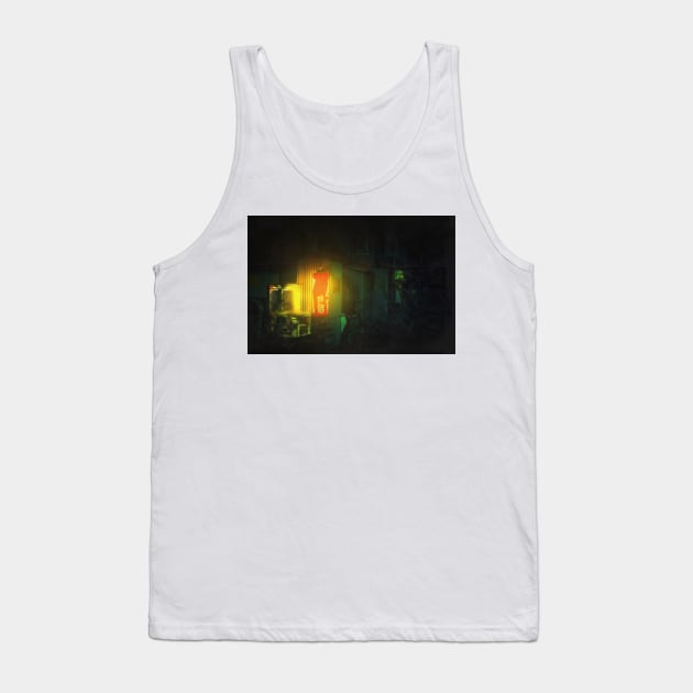 Japan - 'Midnight Lantern Light' Tank Top by LittleJapan